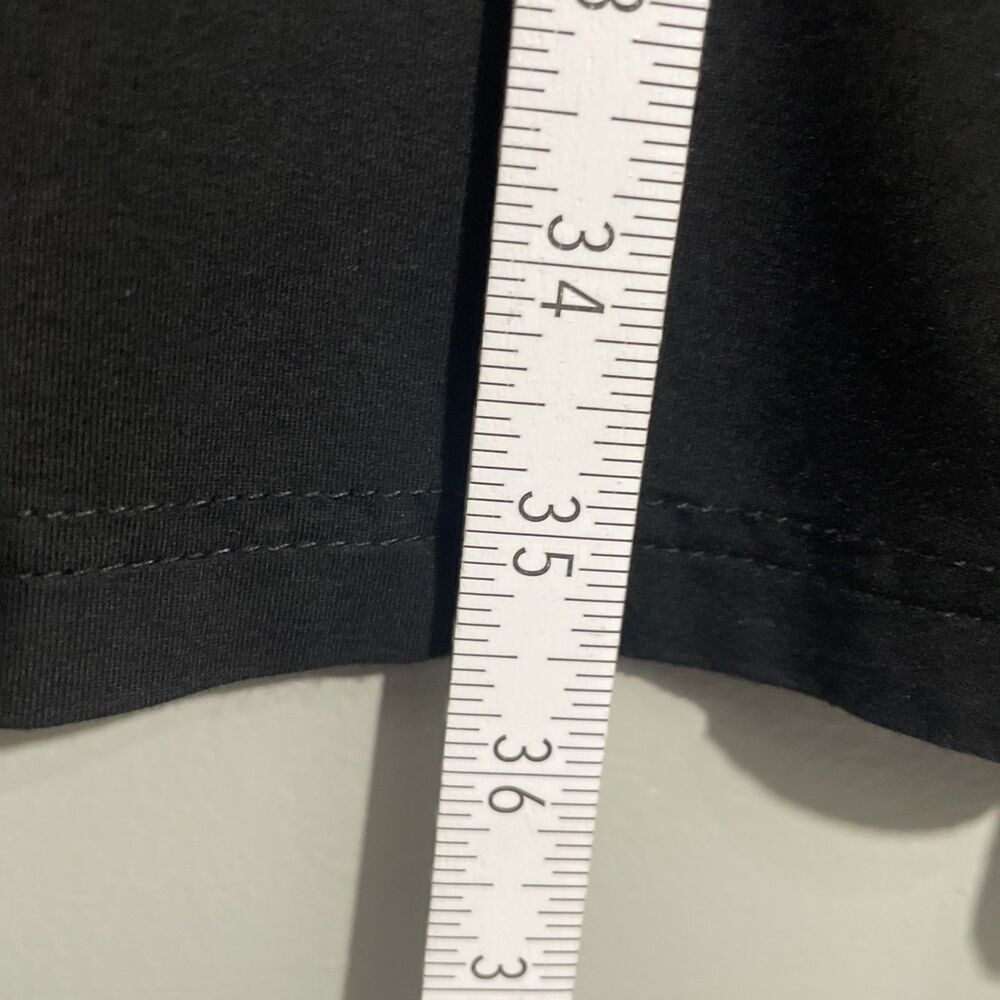 Piko 1988 Black Swing Dress Large Soft Stretch Comfy Lounge Casual w Pockets - Picture 7 of 11
